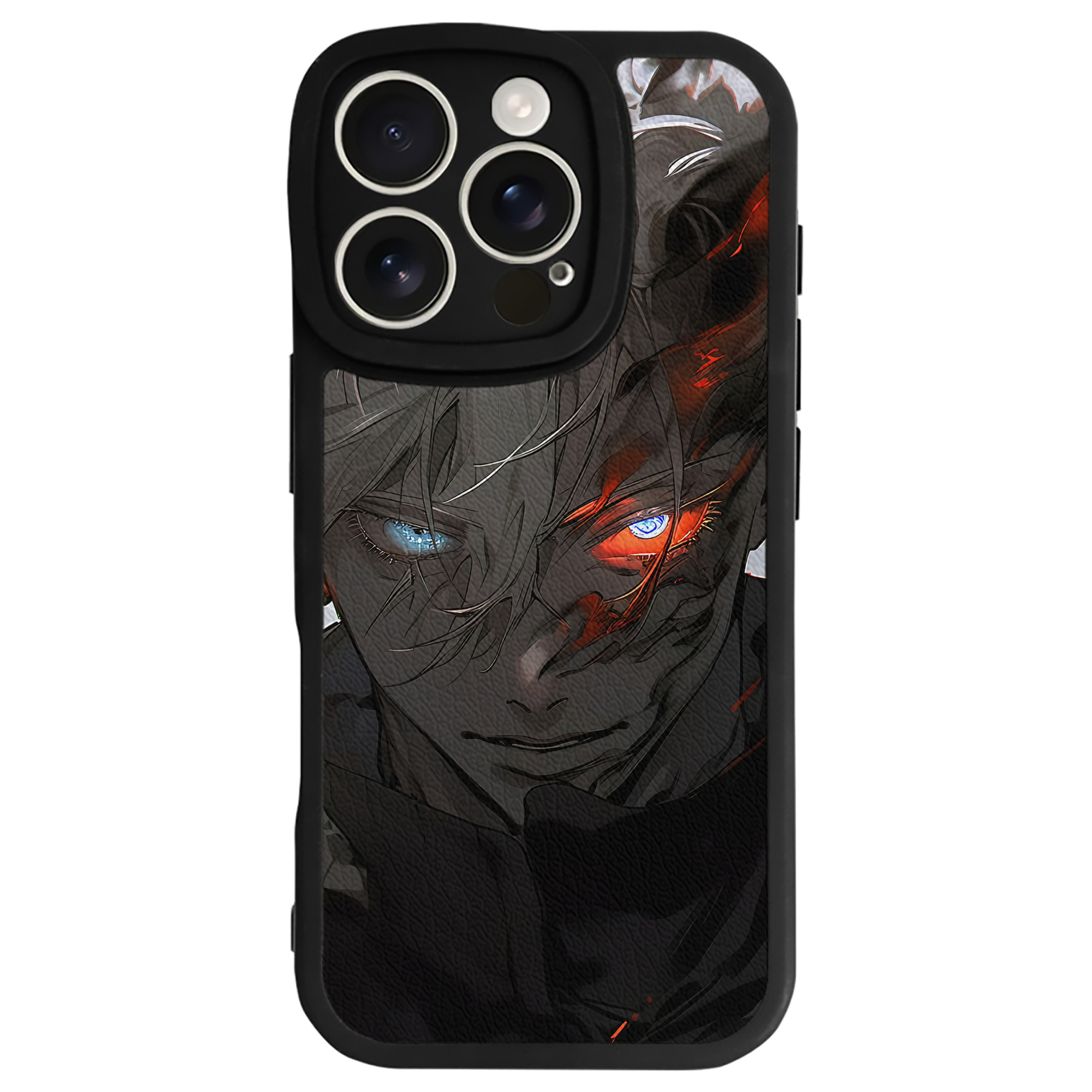 （画像用） 呪術廻戦 Jujutsu Kaisen 【iPhone 16シリーズ対応】シリコンスマホケース（レザー調） 材質：シリコン